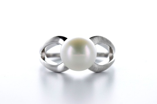 Anillo plata 925 mate perla cultivada 10mm 