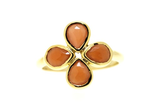 Anillo plata 925 piedra semi preciosa 