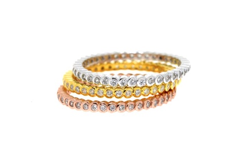 [07554A185ZBL] Silver 925 cz ring