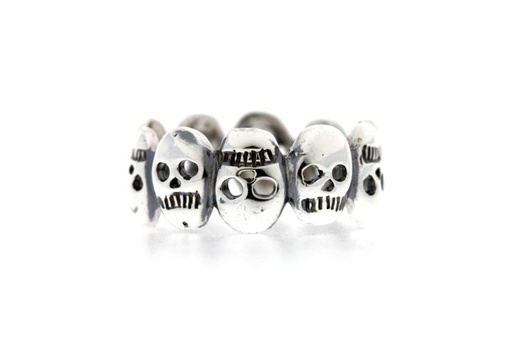 Silver 925 skull ring