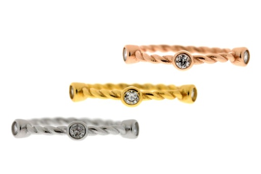 Anillo plata 925 zirconita 