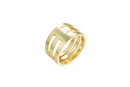 Sterling silver double ring