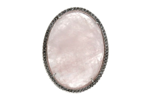 Silver 925 semi precious stone cz ring