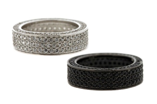 Silver 925 cz alliance ring