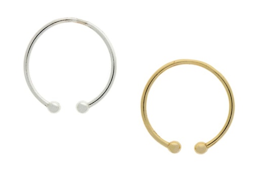 Anillo plata 925 dos bolitas 