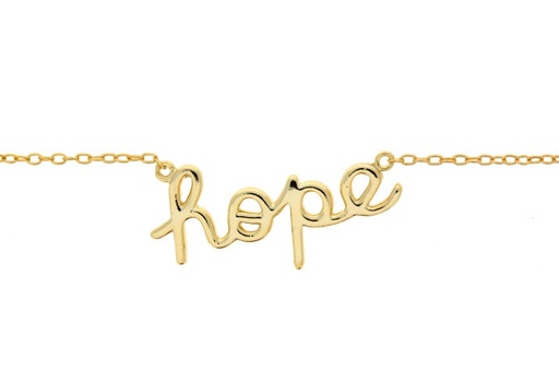 Collar plata 925 hope 