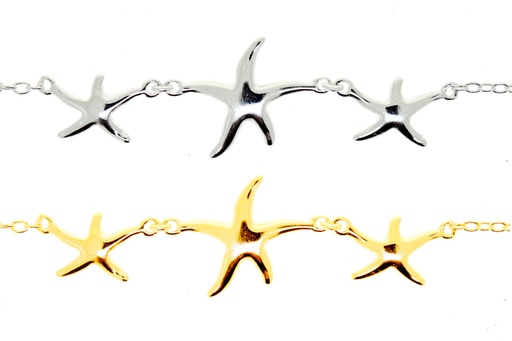 Sterling silver starfish necklace