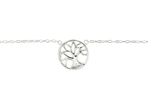 [07191C0000PL] Silver 925 necklace tree 40+5cm sterling silver