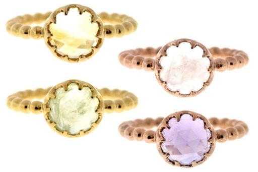 Silver 925 ring semi precious stone