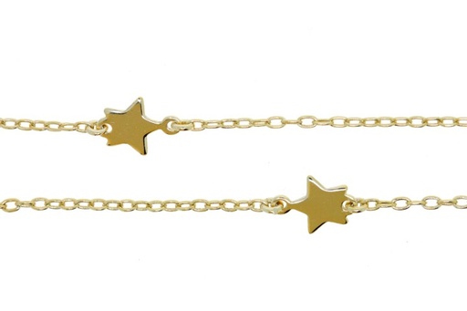 Collar plata 925 estrellas 
