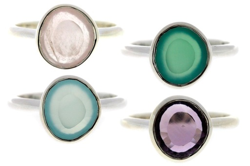 Silver 925 ring semi precious stone