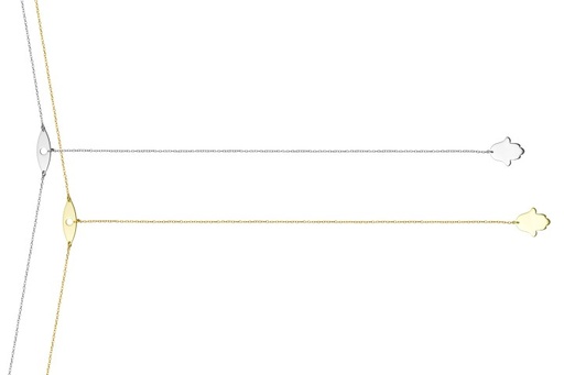 Silver 925 necklace fatima han 50cm sterling silver