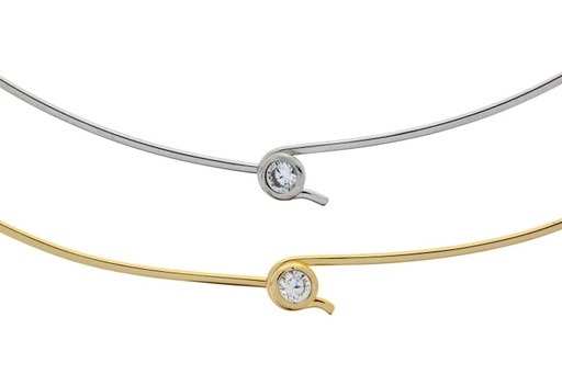 Gargantilla plata 925 con zirconita 