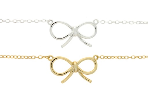 Collar plata 925 lazo 