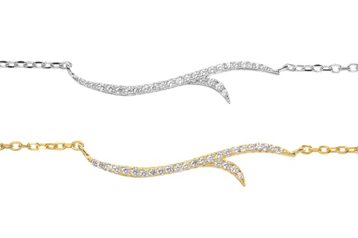 Collar plata 925 rama cz 