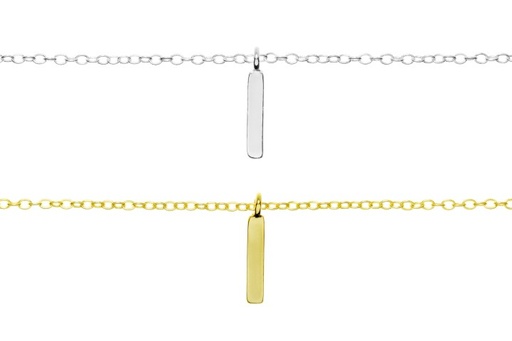 Silver 925 necklace 38+5cm sterling silver