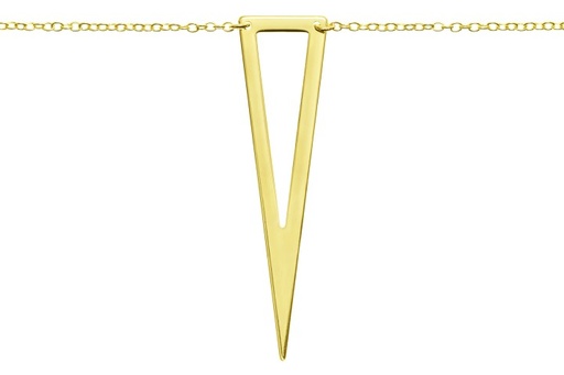 [09046C3800DO] Collar plata 925 triangulo 