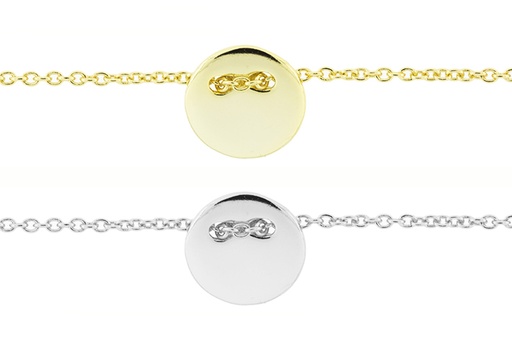 Silver 925 necklace 38+5cm sterling silver