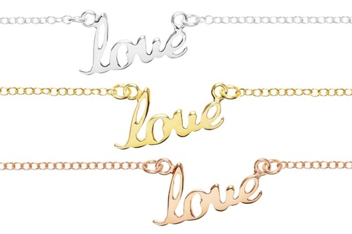 [09552C3800DR] Collar plata 925 love 