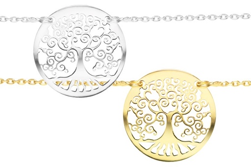 Collar plata 925 arbol de la vida 