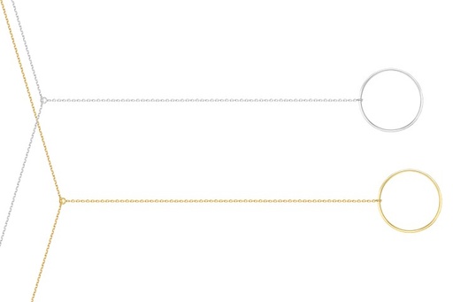 Collar plata 925 circulo 