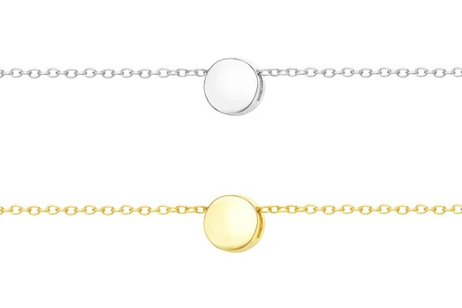 Collar plata 925 circulo 