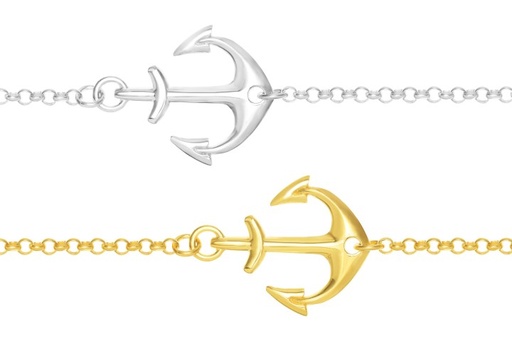 Collar plata 925 ancla 