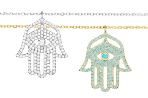 Silver cz necklace 38+5cm rhodium