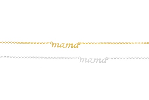 Necklace silver 925 mama 38+5cm sterling silver