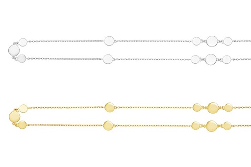 Collar plata 925 circulos 