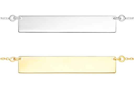 Collar plata 925 barra 