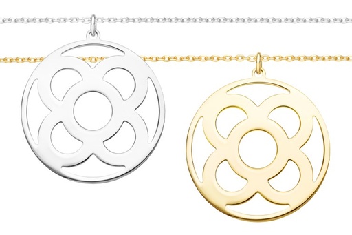 Silver 925 barcelona flower ne 38+5cm sterling silver