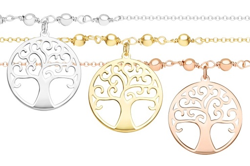 Collar plata 925 arbol de la vida 