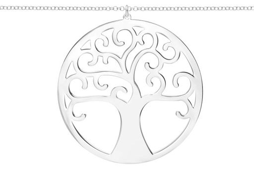 [10808C6000PL] Silver 925 tree of live neckla 60cm sterling silver
