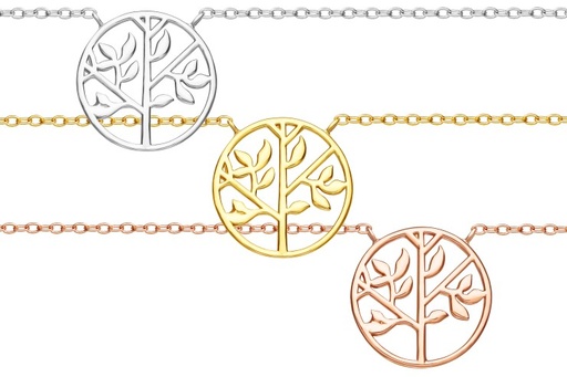 Collar plata 925 arbol de la vida 