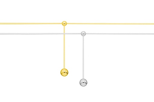 Silver 925 necklace 38+5cm sterling silver