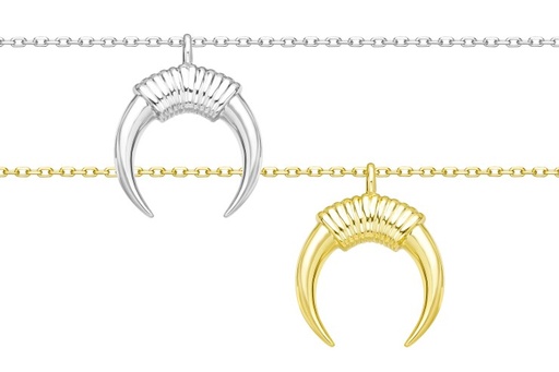 Silver 925 necklace 38+5cm sterling silver