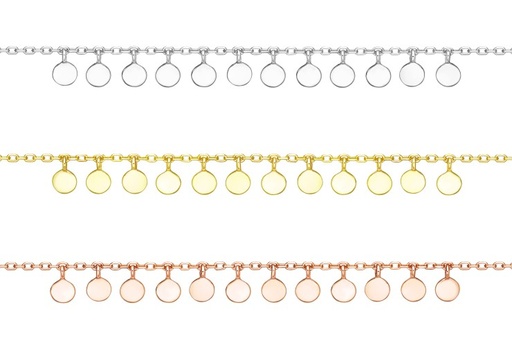 Silver 925 necklace 38+5cm sterling silver