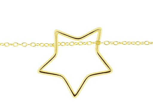 Silver 925 necklace 38+5cm sterling silver