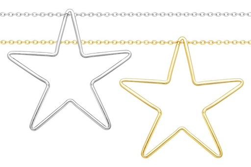 Collar plata 925 estrella 