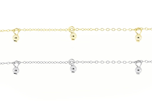 Silver 925 beads necklace