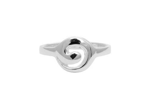 Silver 925 ring spiral
