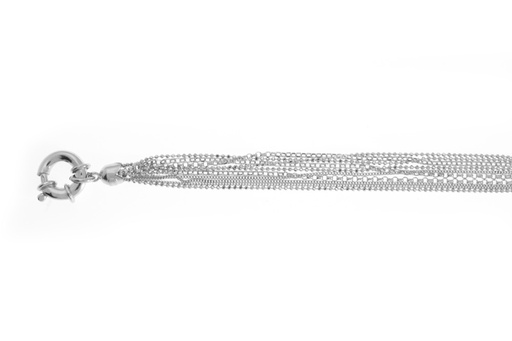 [11724C4200RD] Silver 925 necklace 42cm rhodium