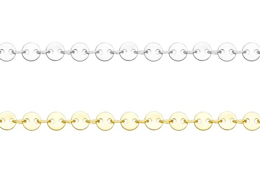 Collar choker plata 925 plaquitas 