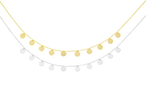 Collar plata 925 placas