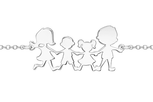 Collar plata 925 familia