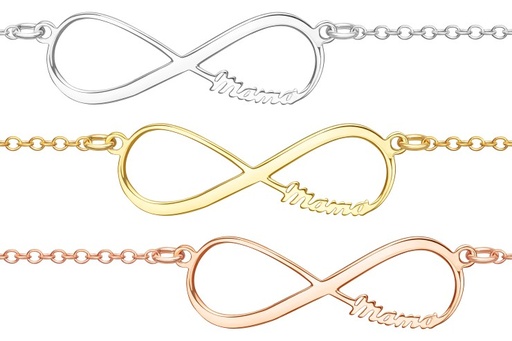 Collar plata 925 infinito mama 