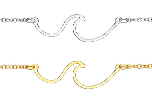 Collar plata 925 ola