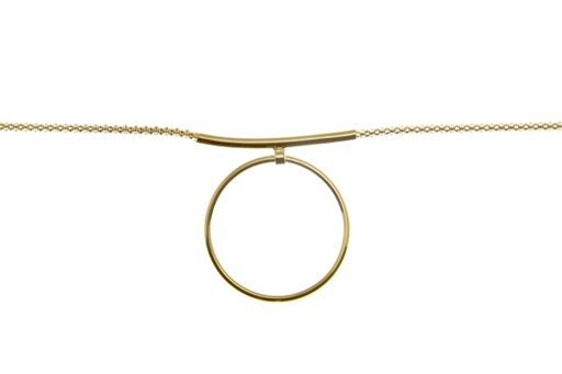 [12455C0000DO] Silver 925 necklace 40+5cm gold plated