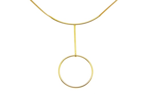 [12464C0000DO] Silver 925 necklace 40+5cm gold plated